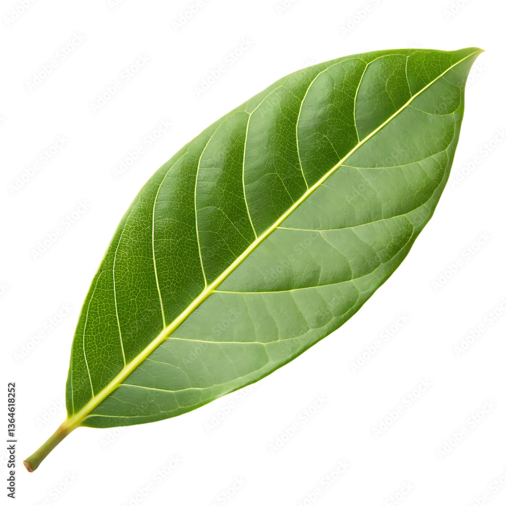 Fototapeta premium Fresh Nutmeg Leaf PNG