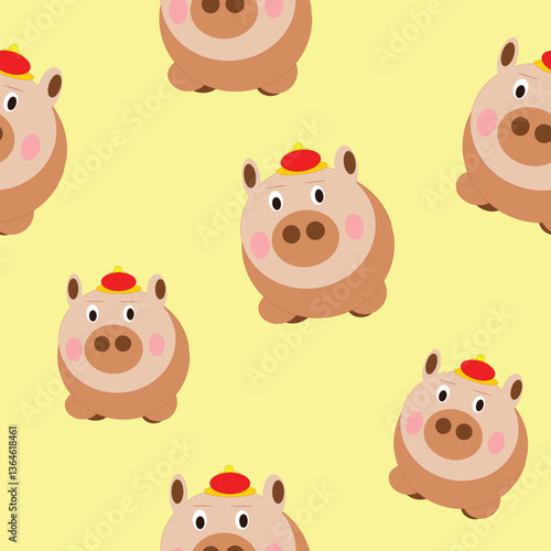pig pattern cartoon fun