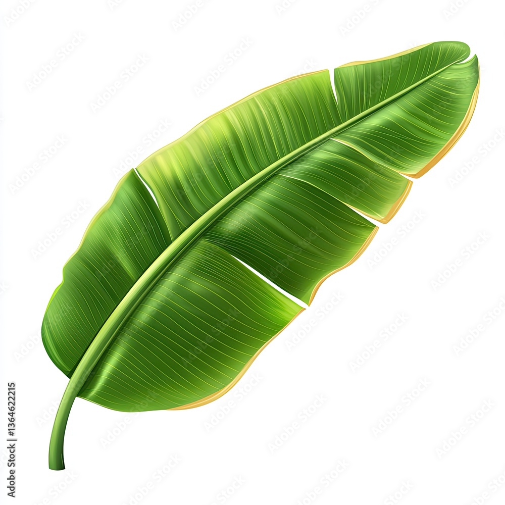 Fototapeta premium Vibrant Tropical Banana Leaf