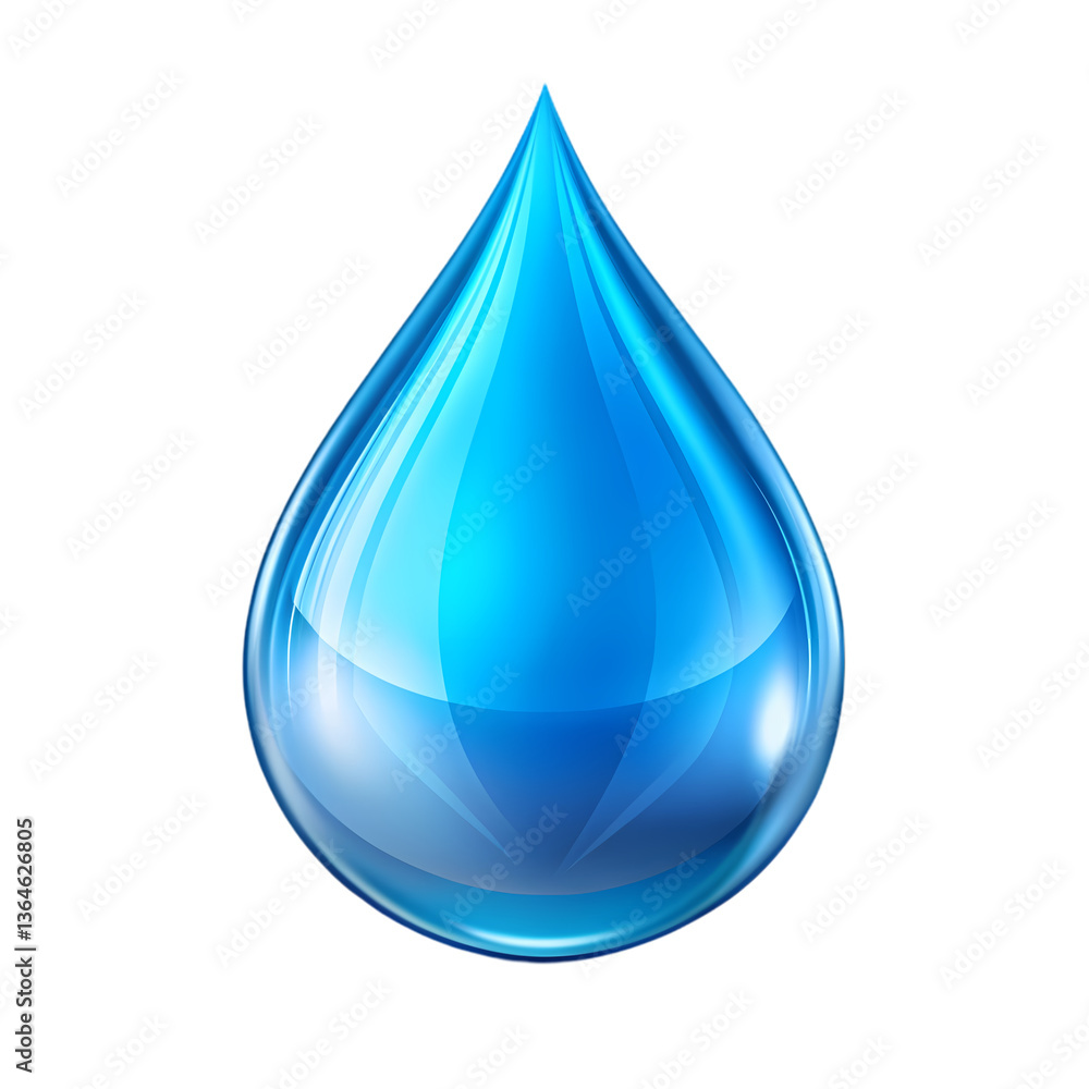 Blue Water Drop Image Blue Water Drop Image