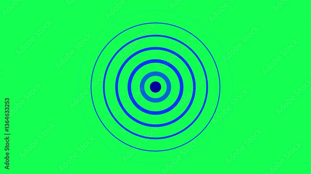 Abstract radio wave radar screen animation 4k Abstract radio wave radar screen animation 4k