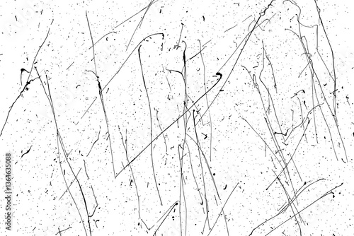 Obraz na płótnie Texture wall grunge. Pattern paper old. Textured art rough design surface. Black splash on transparent background. PNG format. w salonie