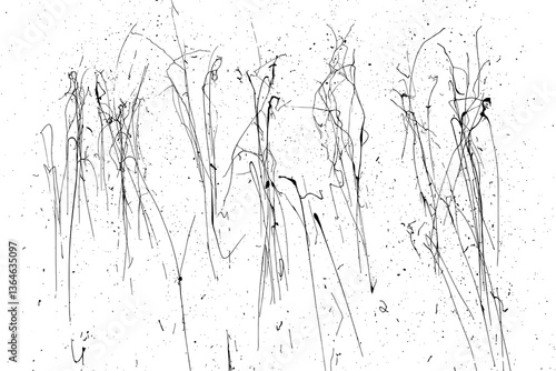 Obraz na płótnie Texture wall grunge. Pattern paper old. Textured art rough design surface. Black splash on transparent background. PNG format. w salonie