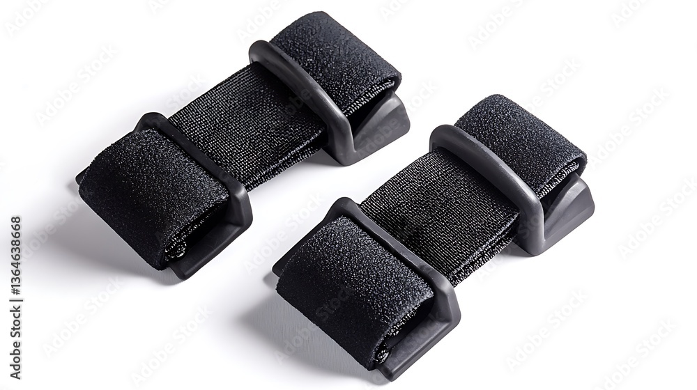 Two straps of a wristband are shown Two straps of a wristband are shown