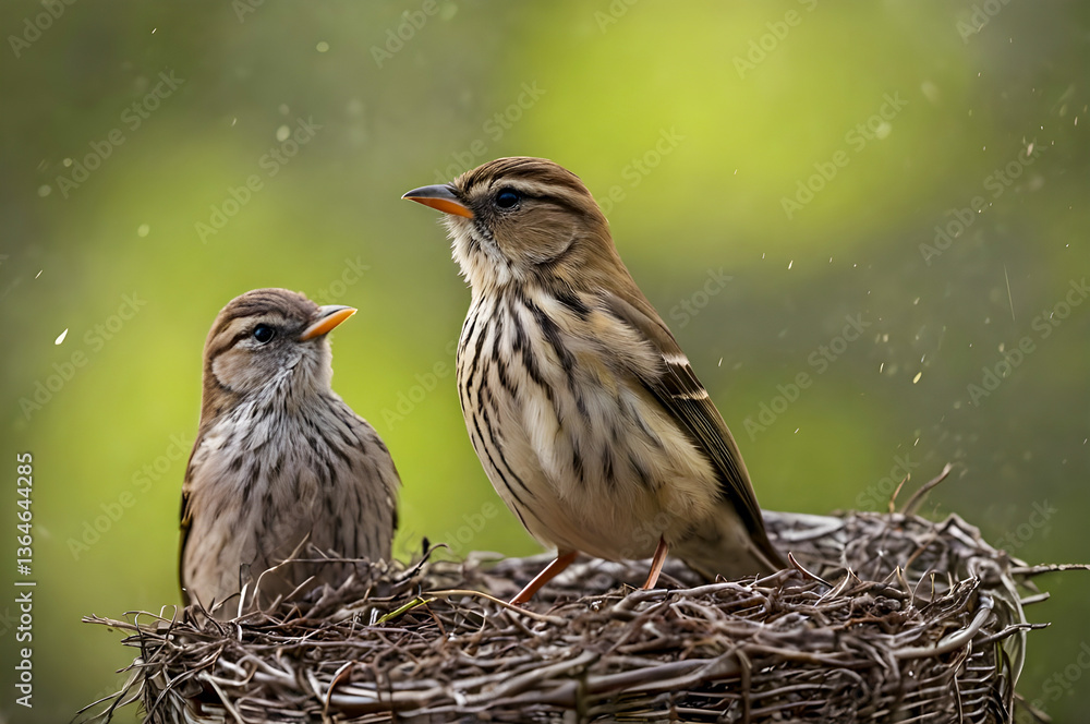 Fototapeta premium female house sparrow
