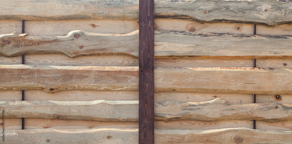 Fotografie Wooden fence texture as background.