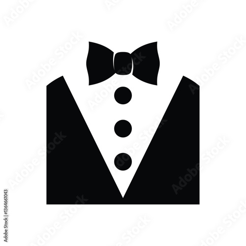 bow tie icon tuxedo