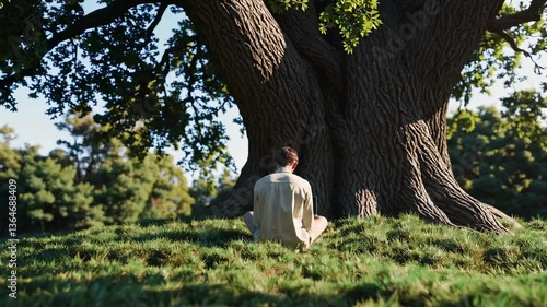 The Man Beneath the Tree