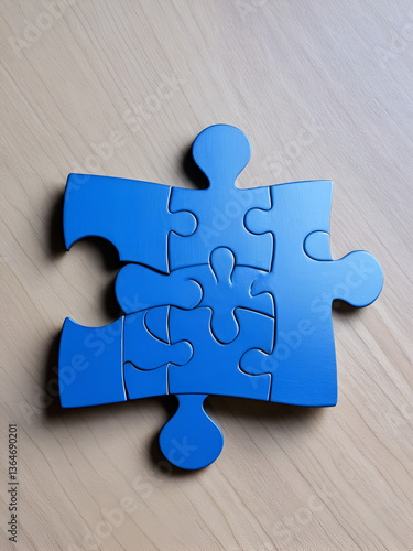 Last piece fits to complete the puzzle