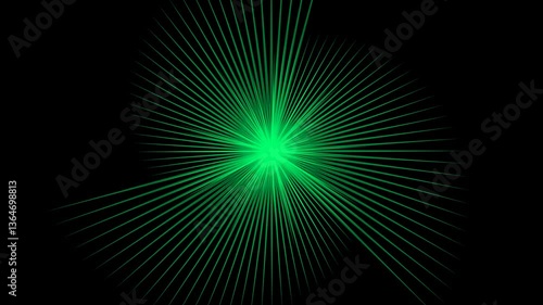 animated glowing light spinning around on black screen.