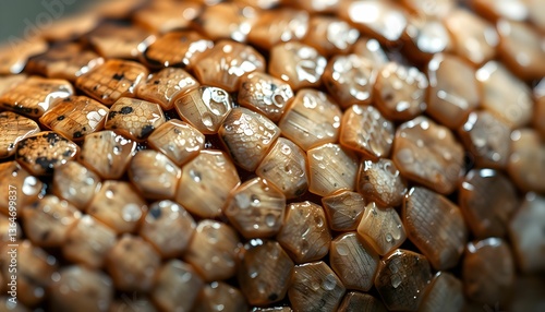 Exotic Snake Skin Close-Up: A Textured Masterpiece of Nature