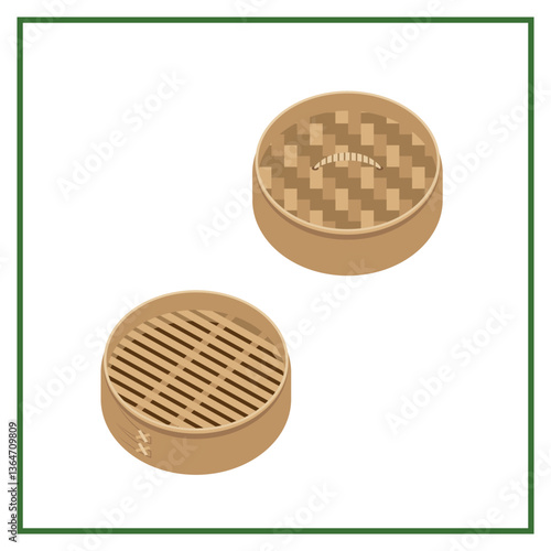 Hong Kong Traditional bamboo steamer. In HK when we go to the Chinese Restaurant to have dim sum with tea.