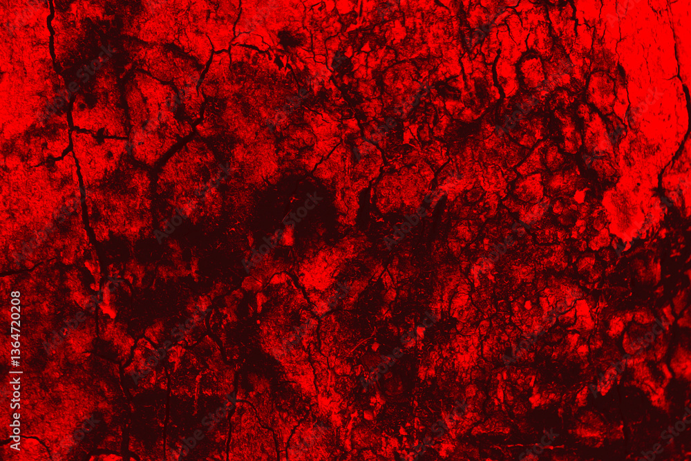 Grunge red and black abstract background or texture, Blood texture for Halloween
