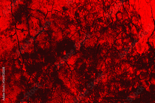 Grunge red and black abstract background or texture, Blood texture for Halloween