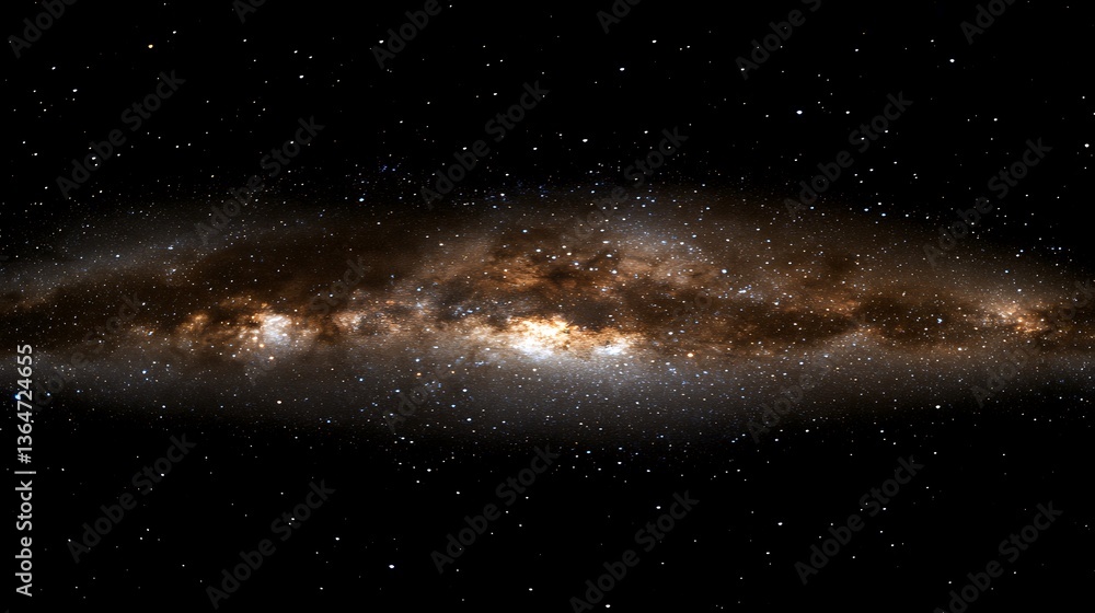 Fototapeta premium Majestic view of the Andromeda Galaxy.
