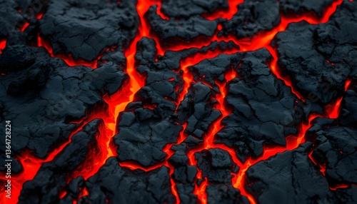 Molten Rock Formation: A Fiery Display of Earth's Power