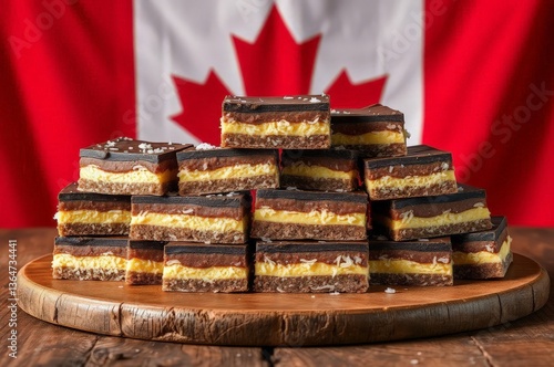 Delicious Nanaimo Bars on Display