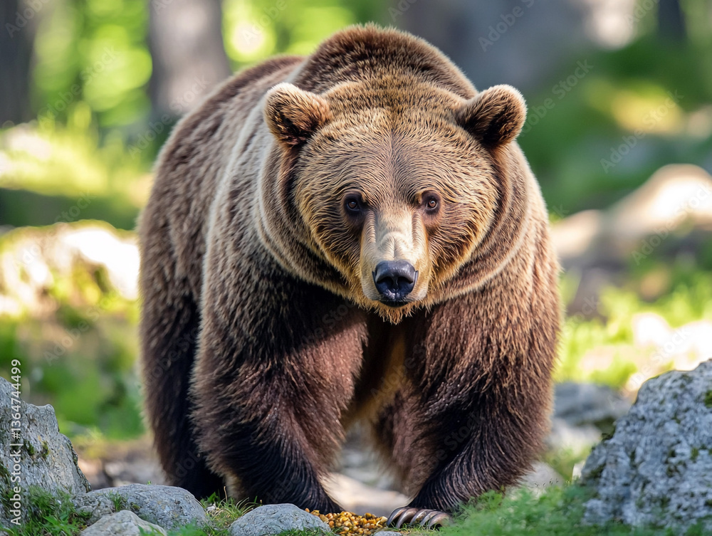 Fototapeta premium brown bear cub