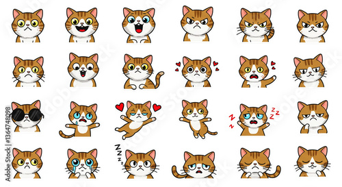 Cute Cat Stickers Pack