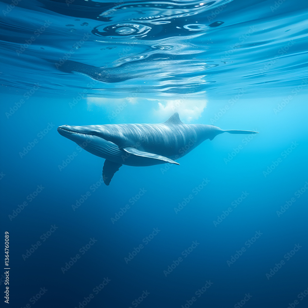 Naklejka premium Ballena