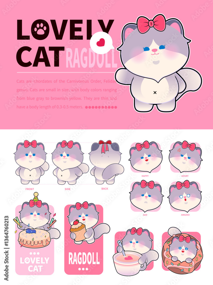 IP character design vector illustration IP character design vector illustration