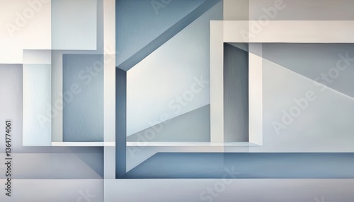 Wallpaper Mural Refined composition of a glass building fragment in cool hues, emphasizing modern structure, transparency, and visual rhythm Torontodigital.ca