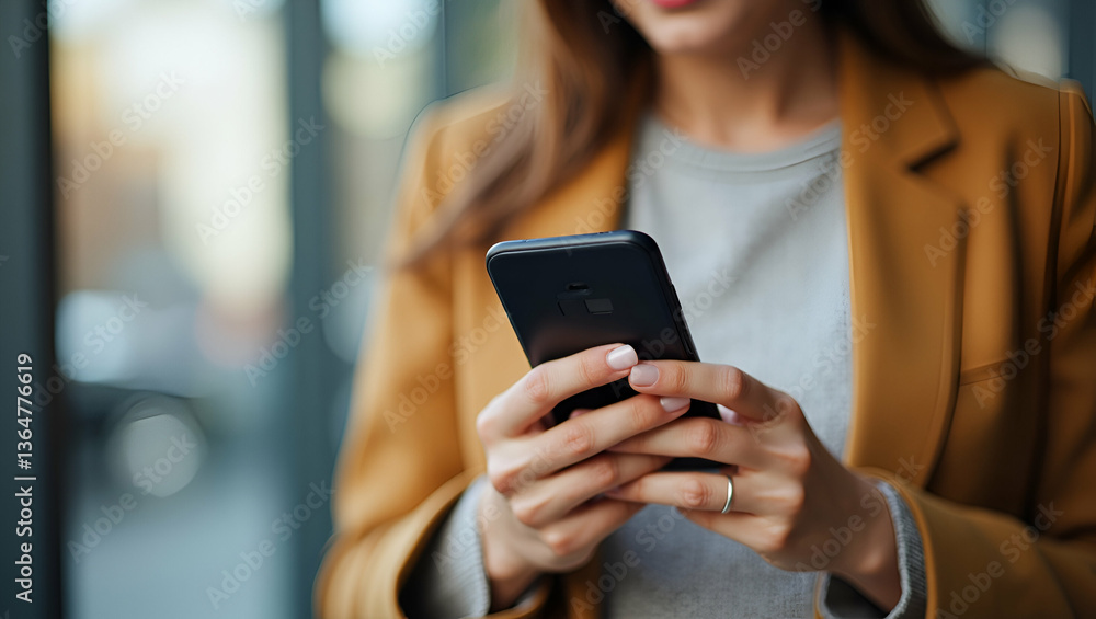 Happy Woman Shopping Online: Credit Card & Smartphone Convenience Happy Woman Shopping Online: Credit Card & Smartphone Convenience