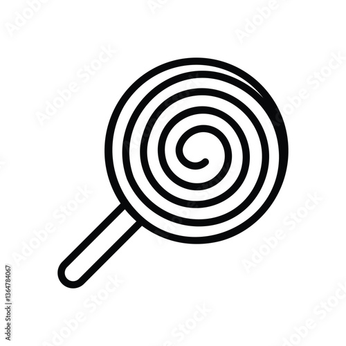 Swirl Candy Vector icon