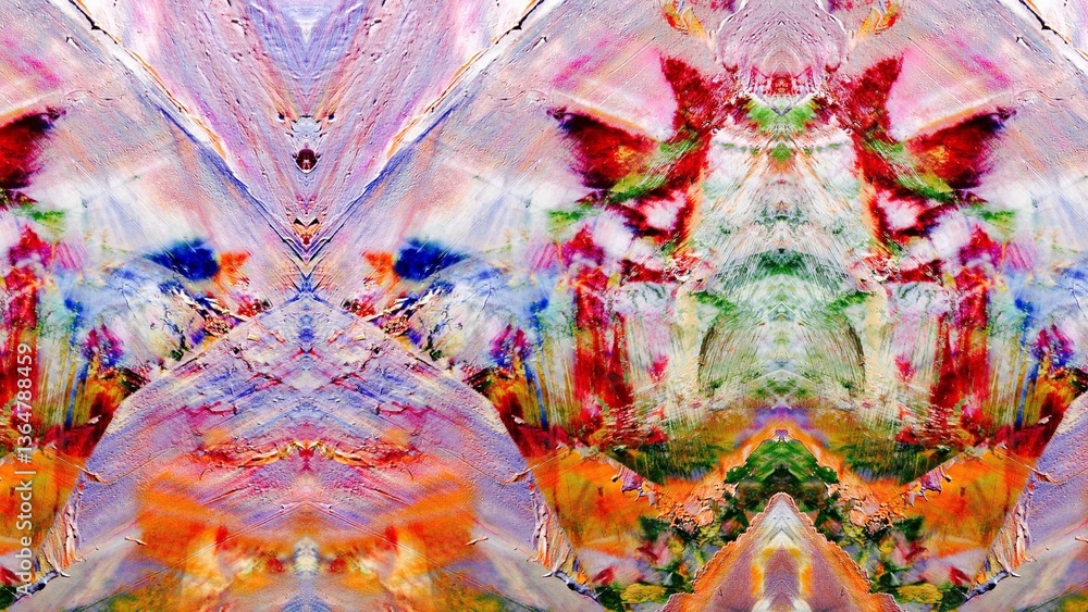 Fototapeta premium Abstract art background . Hand painting artwork on canvas .