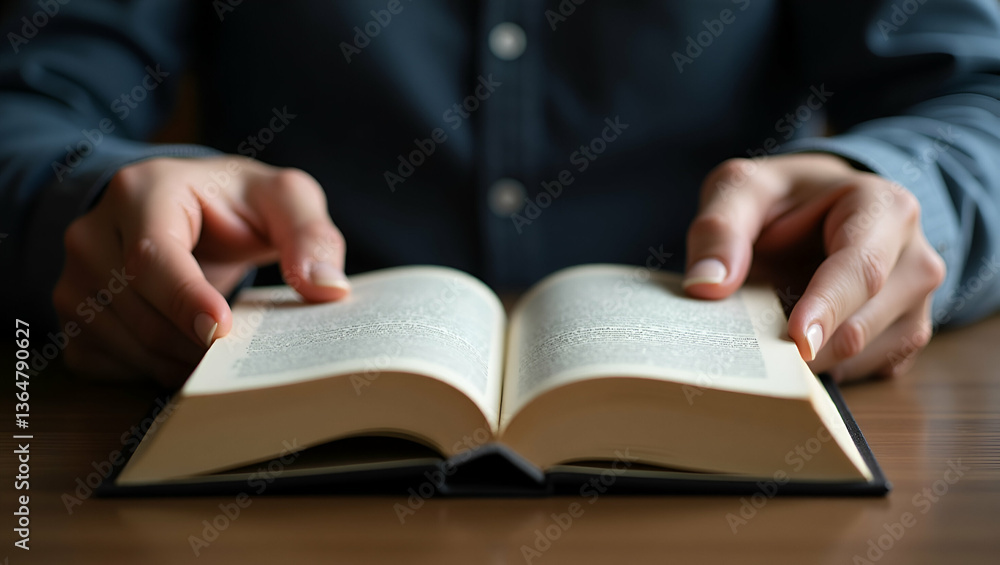 Young Man Reading Book: Embrace Learning and Personal Growth in Style Young Man Reading Book: Embrace Learning and Personal Growth in Style