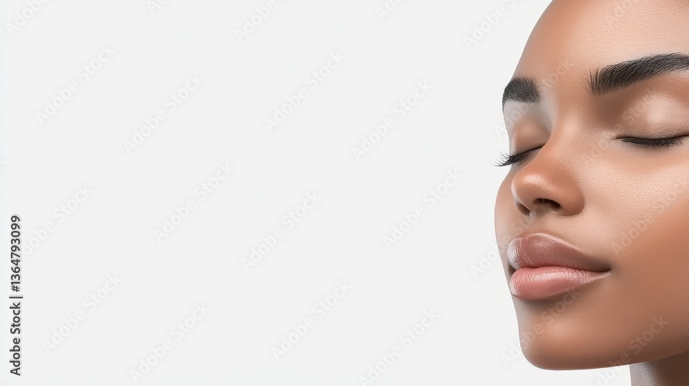 Fototapeta premium Before and After Skincare Treatment for Acne: Stunning Results and Healthy Skin