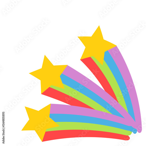 Rainbow Shooting Star