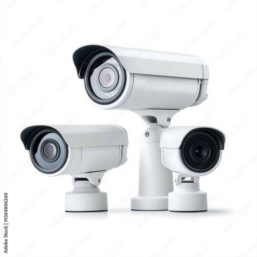 Modern Surveillance Cameras in Various Shapes for Enhanced Security Monitoring and Protection Solutions