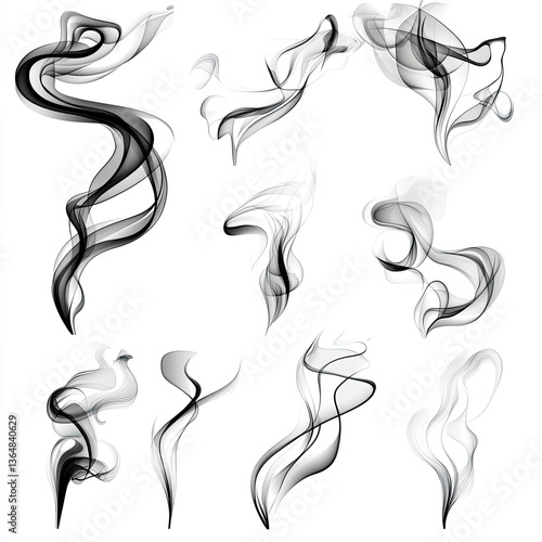 Smoke Vector Illustrations