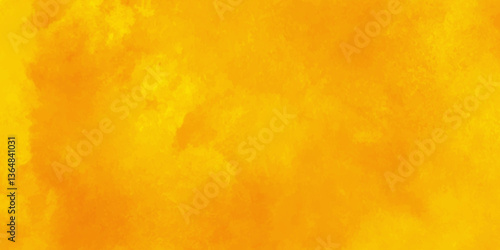 Yellow watercolor background for textures background,Hand drawn illustration for your design. place for text,yellow grunge texture background for wallpaper, invitation, cover and design.