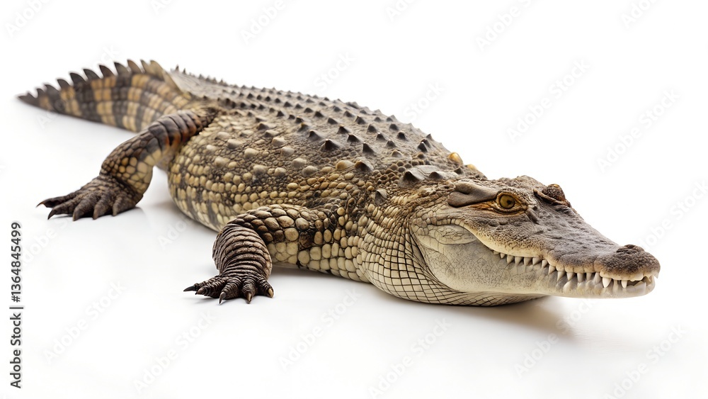 Fototapeta premium Cayman, Crocodile, Alligator. 