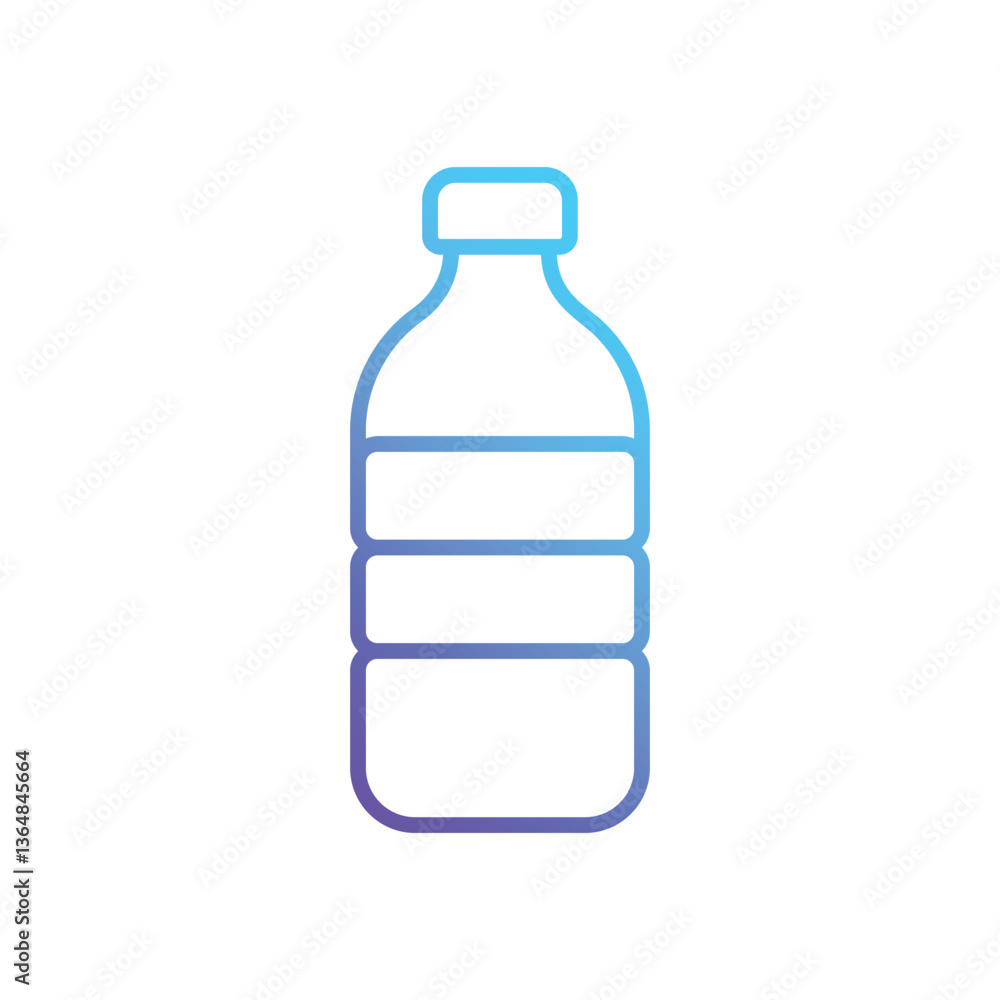 Water bottle Vector icon Water bottle Vector icon