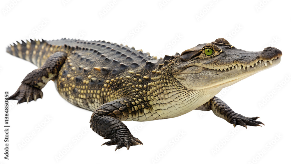 Fototapeta premium Cayman, Crocodile, Alligator.