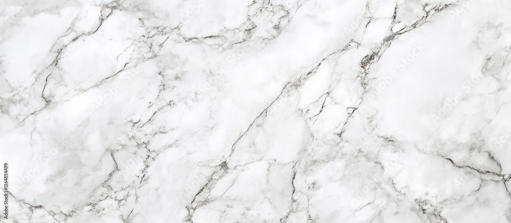 Obraz premium Detailed White Marble Texture with Gray Veins for Elegant Design