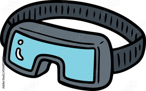 Illustration of goggles
