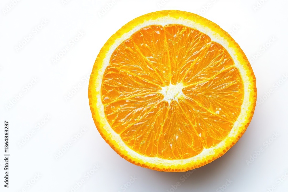Fresh orange slice, vibrant citrus fruit (2) Fresh orange slice, vibrant citrus fruit (2)
