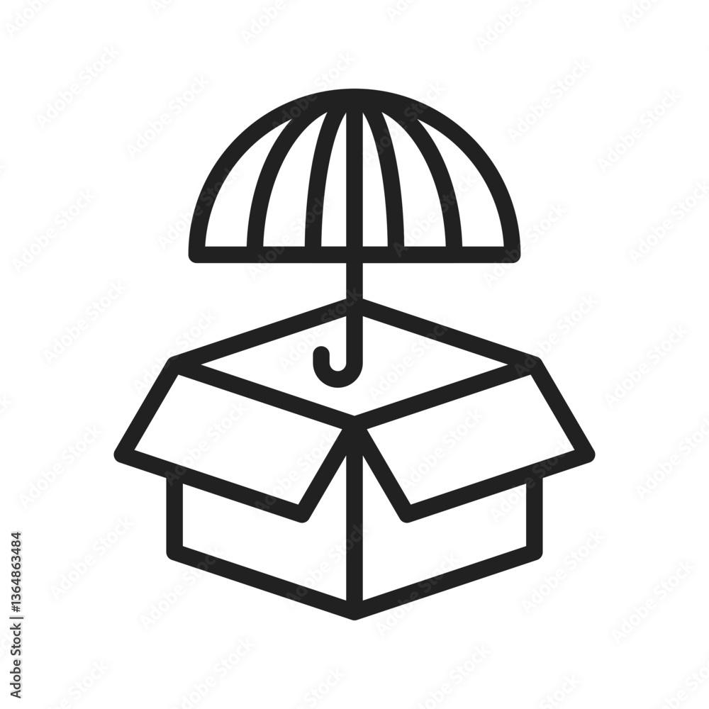 Product Insurance icon vector image. Suitable for mobile apps, web apps and print media. Product Insurance icon vector image. Suitable for mobile apps, web apps and print media.