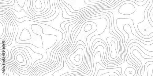 Topographic map patterns, topography line map.Abstract topographic contours map background,Abstract white topography vector background,White topology and topography vector design 