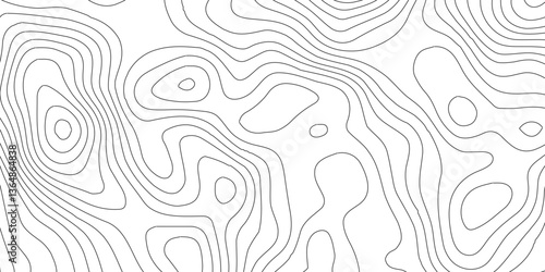 Topographic map patterns, topography line map.Abstract topographic contours map background,Abstract white topography vector background,White topology and topography vector design 