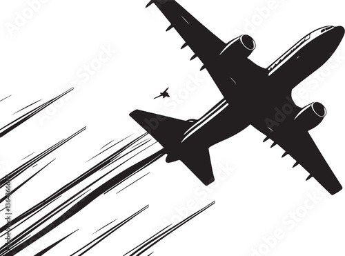 Pilot Cockpit Silhouette Vector Bundle