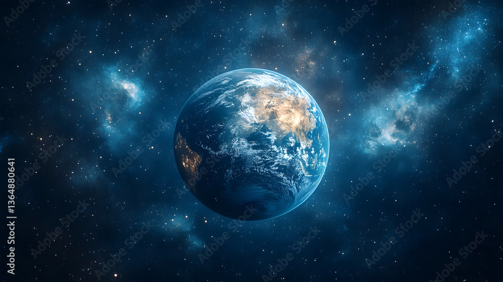 Obraz premium blue planet earth,This series of ultra high definition photography works record nature's incredible craftsmanship and epic wonders of the universe with ultra-high precision. 