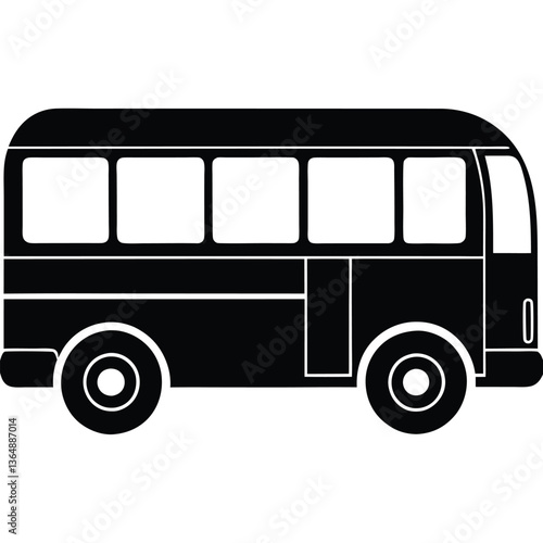 Vintage red double-decker bus vector illustration for city travel