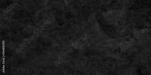 Dark black vein natural cement wall grunge textured concrete background. Panorama dark grey black slate background or texture. Vector black concrete texture. Stone wall background.	

