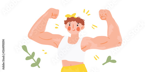 Illustration of a strong pe...
