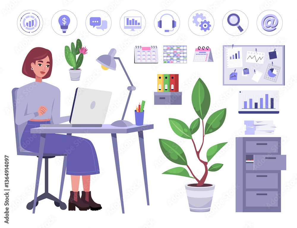 020 - 2Office worker WOMAN 020 - 2Office worker WOMAN